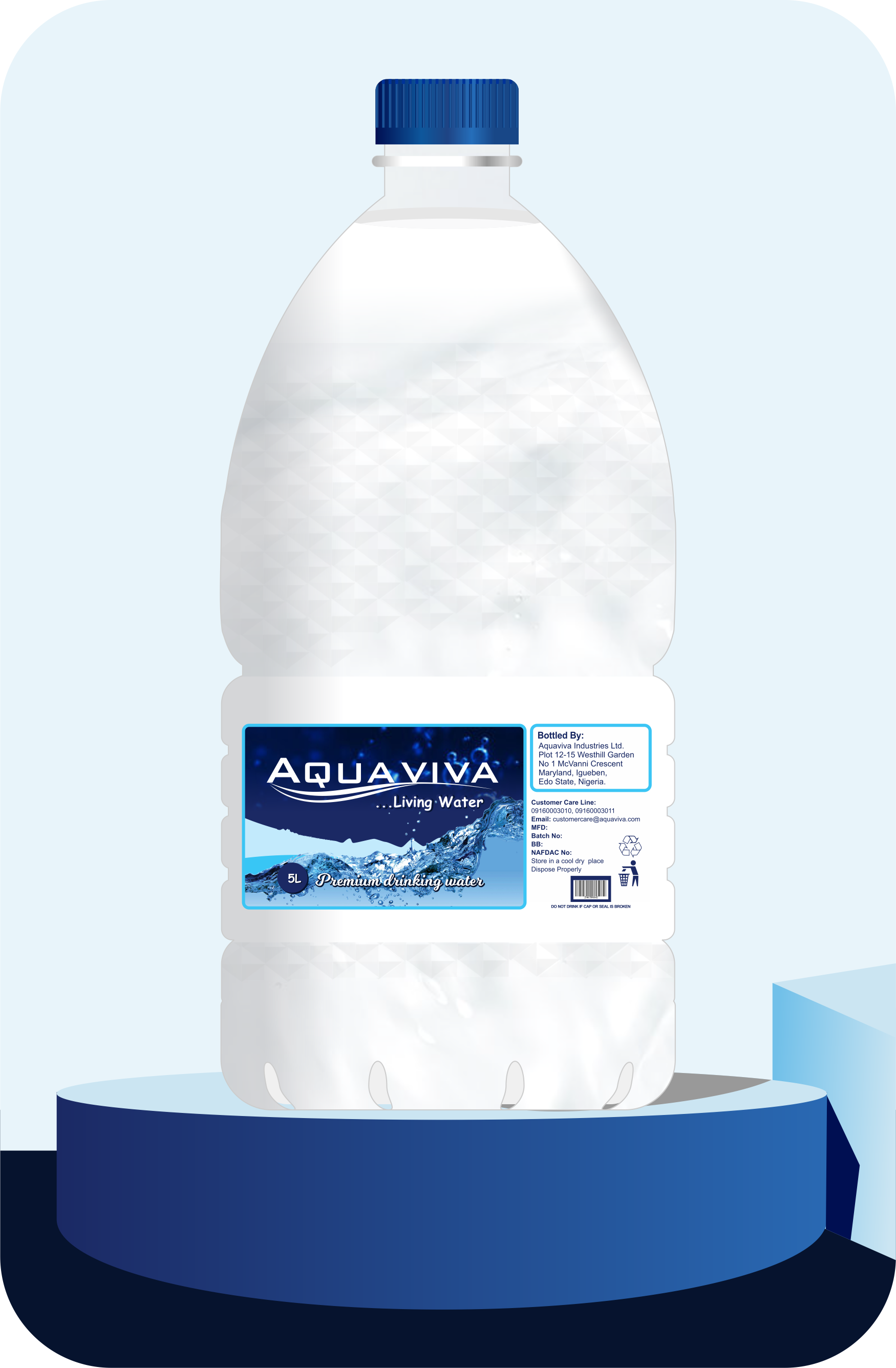 Aquaviva Bottle 26.9ltrs